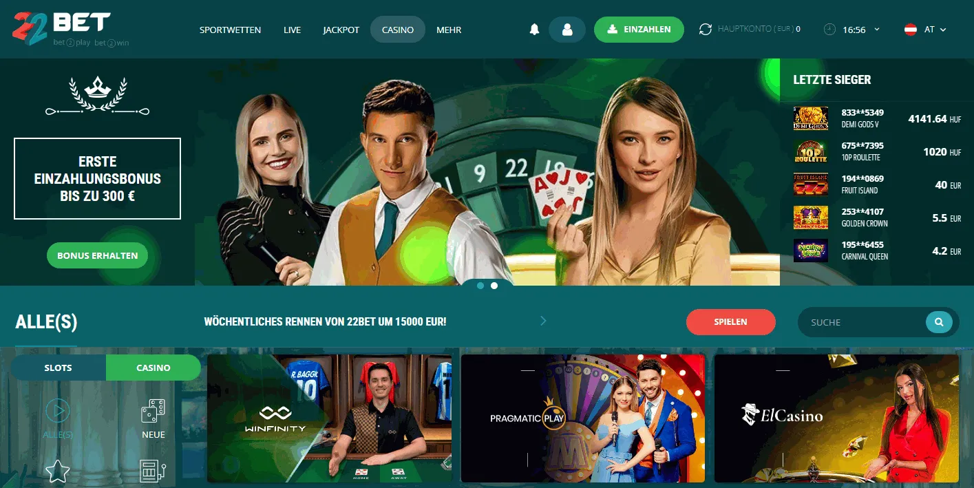 22Bet Casino 22Bet Casino Startseite